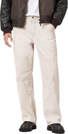 AllSaints Mullen Corduroy Carpenter Pants in Cream Taupe at Nordstrom, Size 34 X 32