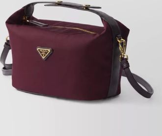 Prada mini leather clutch bag