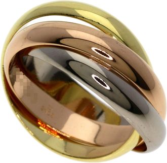 Cartier Trinity Yellow Gold (18K) Pink Gold (18K) White Gold (18K) Band Ring (Pre-Owned)