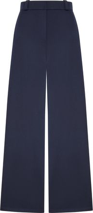 Giorgio Armani WIDE-LEG WOOL TUXEDO TROUSERS WITHOUT PLEATS - Giorgio Armani - Woman