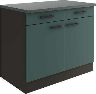 Optifit Unterschrank »Palma« Breite 100 cm, mit 2 Türen und 2 Schubkästen