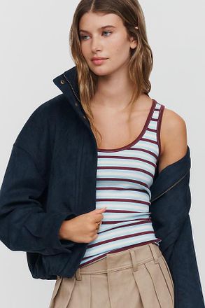 Maeve Hockney Striped Tank Top