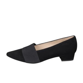 Peter Kaiser Schoenen, Dames, Zwart, 40 EU, Su&egrave;de, Zwarte Su&egrave;de Elegante Lage Hak Pumps