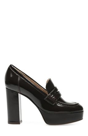 Gianvito Rossi Hadden Mocassin in Brown Nappa at Nordstrom, Size 41