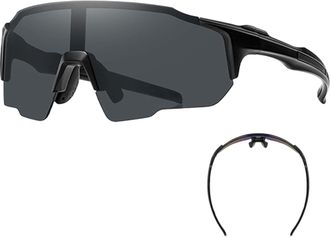 Generic Photochromic Sunglasses - Bicycle Sunglasses, Road Bike UV Protective Glasses | Attractive Lightweight Frame Glasses for Men Women Sports Hiking Mount