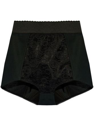 Dolce & Gabbana Shorts in pizzo a fiori - Nero