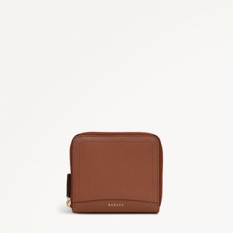 Radley London Cognac Medium Zip Card & Coin Holder The Chancery SS26 Radley London