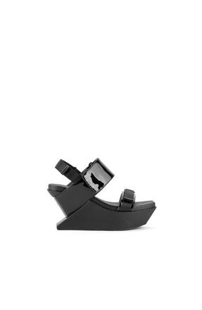 United Nude Delta Run Wedge Sandals in Black at Nordstrom, Size 38