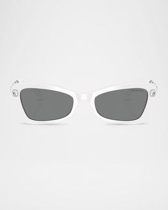 Swarovski SK6033 Geometric Sunglasses