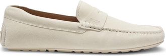 BOSS NOEL LOAFERS Size: 11, colour: WHITE