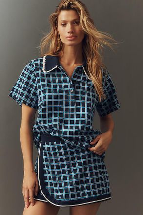 The Upside Clubhouse Short-Sleeve Polo Top