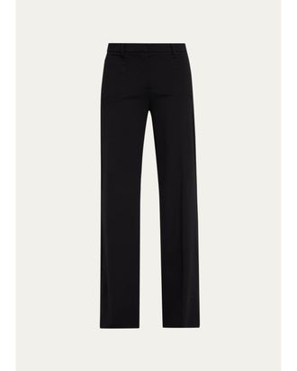 Kobi Halperin Reese Straight Double-Knit Ponte Pants