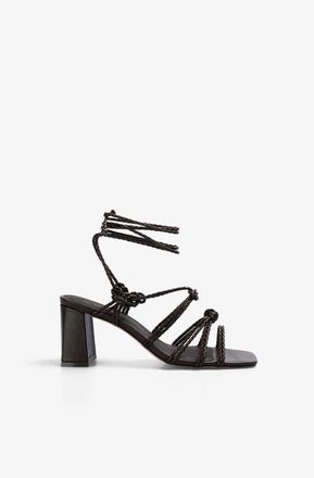 Scalpers Braid Cord Heel Sandal in Darkbrown at Nordstrom, Size 37