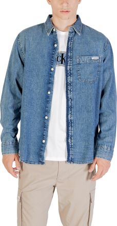 Calvin Klein Jeans Denim Overhemd met Knopen