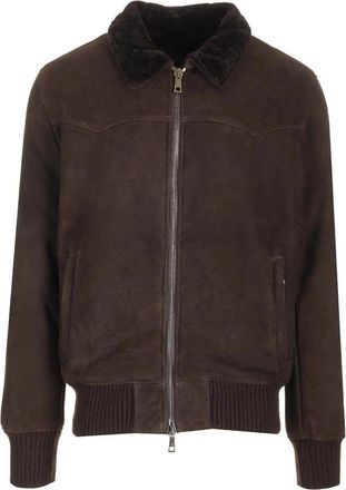 Giorgio Brato Bomber Jacket In Shearling