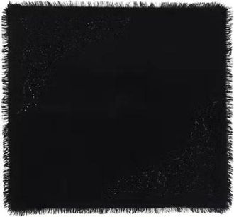 Zadig&Voltaire Foulard Mini Stevie Strass Western 55 - - Accessories - Donna - Nero - ONE SIZE
