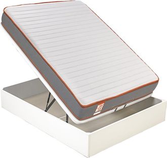 What The Sleep Colch&oacute;n y Canap&eacute;, Espuma Hr, Blanco, 150x190