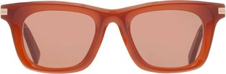 Ermenegildo Zegna Brown Square Mens Sunglasses EZ0270-F 45E 52