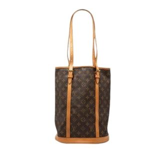 Louis Vuitton Pre-owned Bucket Bags, female, Brown, Size: ONE SIZE Pre-owned Bucket GM
