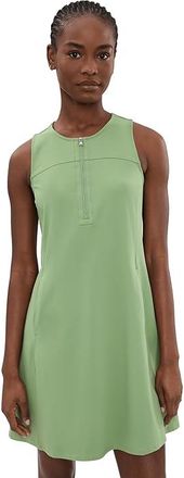 Tommy Bahama Aubrey Sleeveless Zip Dress Womens Dress Natural Mint : LG (US 12-14), Nylon/Spandex