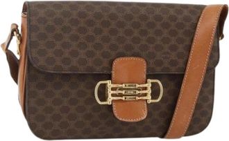 Celine Pre-owned Vintage Schoudertas - Dames - Vintage Schoudertas - Bruin - ONE Size - Leer - Vintage