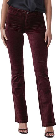 Paige High-Rise Manhattan Deep Ruby Bootcut Jean