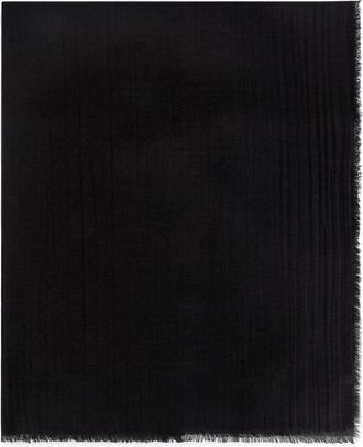 Dolce & Gabbana silk-cashmere jacquard shawl - men - Silk/Cashmere/Wool - One Size - Black