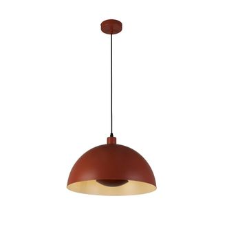 Searchlight Ciondolo Mars 1lt, Metallo Arancione Bruciato E Interno Crema