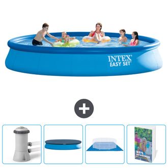 Intex Piscina Easy Set Redonda - 457x84 Cm - 7-piezas Scb101