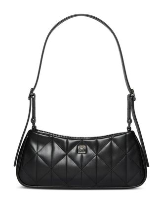 Calvin Klein Borsa a spalla con placca logo - Nero
