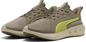 Puma Unisex Softride Carson Road Running Shoe, Velvet Moss Loden Green Yellow Alert Brown, 10.5 UK