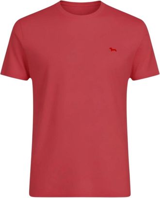 Harmont & Blaine Basic Cotone Supima T-Shirt - Heren - T-shirts - Rood - M - Katoen - Tops