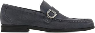 Ferragamo Mocassini in pelle scamosciata - Grigio