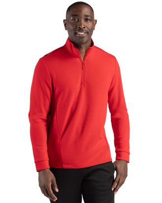 Clique Haven Recycled Mens Quarter Zip Sweatshirt