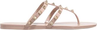 Valentino Garavani Sandals - Rockstud Thong Summer - rose - Sandals for ladies