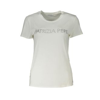 Patrizia Pepe Organic Cotton Women Womens T-Shirt