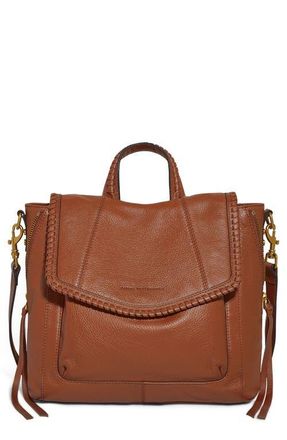 Aim&eacute;e All for Love Convertible Leather Backpack in Nutshell at Nordstrom