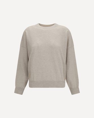 Brunello Cucinelli Cashmere Sweater with Monili chain Female L