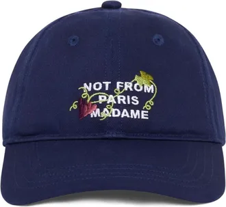 Dr&ocirc;le de Monsieur Cappellino Ricamato Vine - - Accessories - Uomo - Blu - ONE SIZE