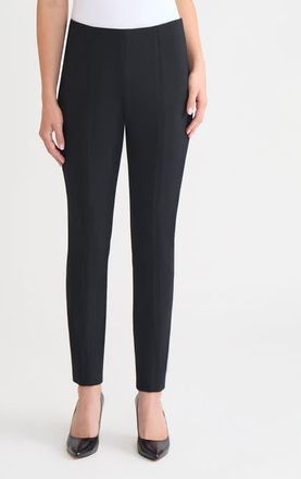 Misook Nia Slim Leg LuxeStretch Ponte Pant in Black at Nordstrom, Size Xx-Large