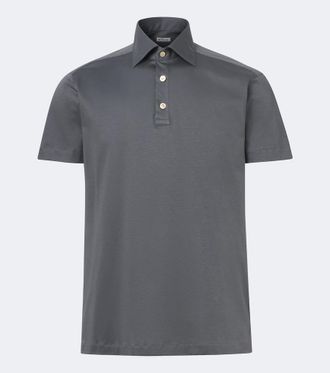 Kiton Cotton jersey polo shirt