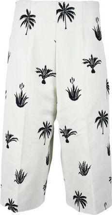 Jil Sander Mens Technical Cotton Bermuda Shorts - Grey