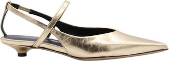 Guglielmo Rotta Lincoln Pump - Dames - Pumps - Geel - 36 EU - Leer - Schoenen