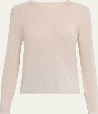 Majestic Filatures Machine Washable Cashmere Scoop-Neck Pullover