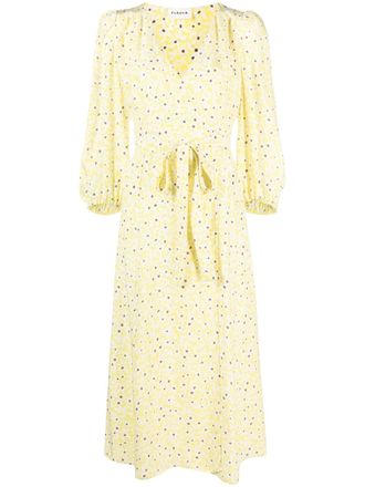 P.A.R.O.S.H. Abito a fiori - Giallo