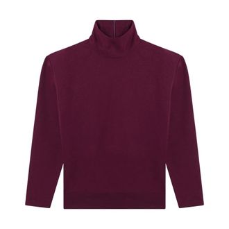 Saint Laurent Hoodies & sweatvesten, Dames, Paars, S, Katoen, Boxy Sweatshirt