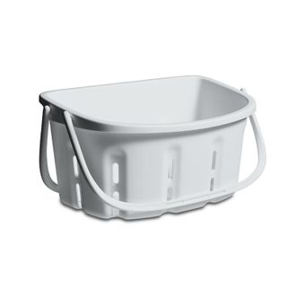 OEM 1 Cesta De Pl&aacute;stico Port&aacute;til, Pr&aacute;ctica Cesta De Almacenamiento Para El Ba&ntilde;o Con Asa, Dise&ntilde;o Para Montaje En Pared Y Drenaje Para Art&iacute;culos De Aseo Y A
