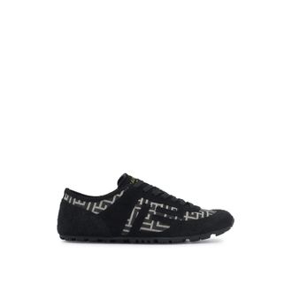 Balmain Racer 45 Monogram Jacquard Trainers