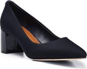 Donald J Pliner Stephanid Pointed Toe Block Heel Pump in Navy at Nordstrom Rack, Size 6.5