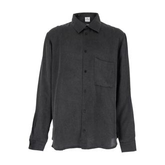 Won Hundred Pete Shirt - Heren - Casual Overhemden - Zwart - M - Denim - Overhemden
